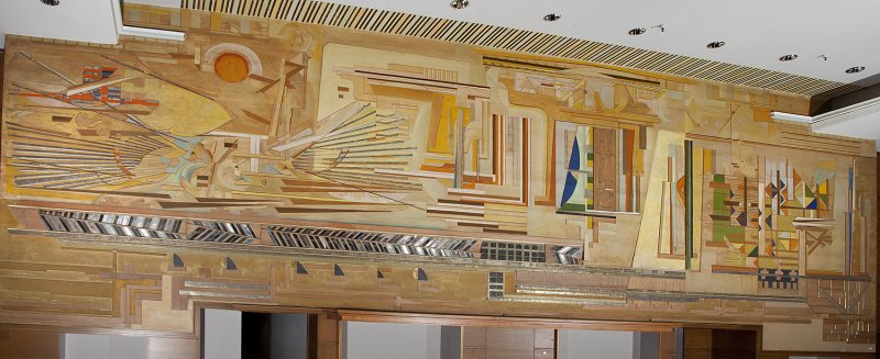 Spirit of Sports mural in the Law Library