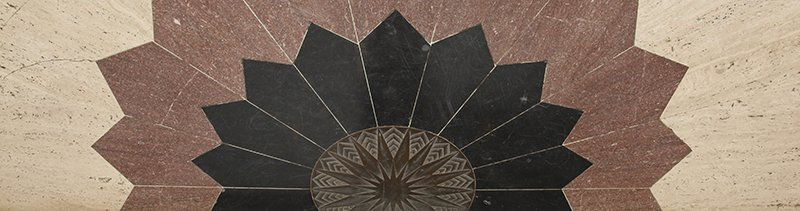 Wilshire Blvd entryway floor mosaic