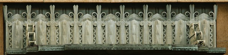 Awning Detail on BW building