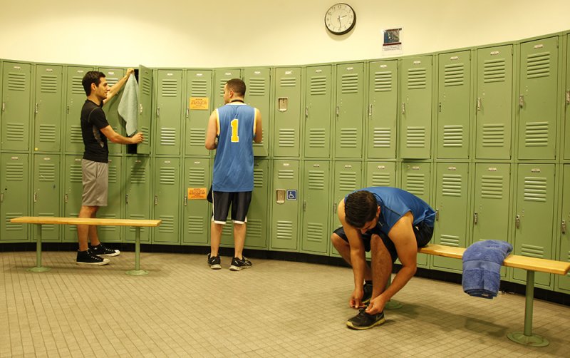 Fitness Center Locker Room