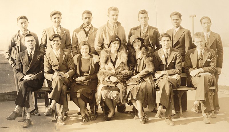 Vintage class photo