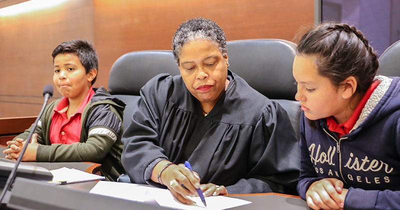 Image - Professor Gunning Hoover Mock Trial
