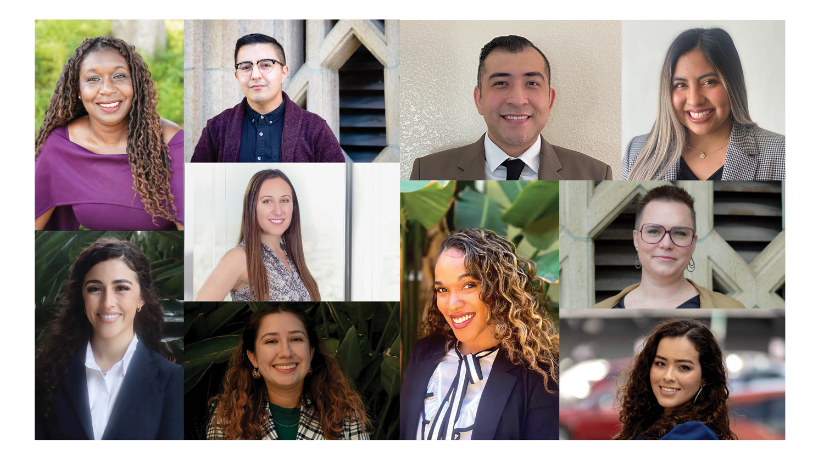 Collage of ten 2022 JHP Public Service Fellows headshots