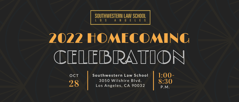SWLAW Homecoming Banner Graphic
