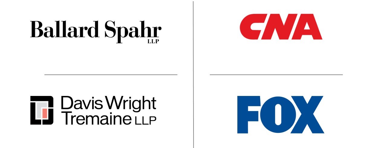 MLRC Sponsors 2023: Ballard Spahr, CNA Insurance, Davis Wright Tremaine, Fox