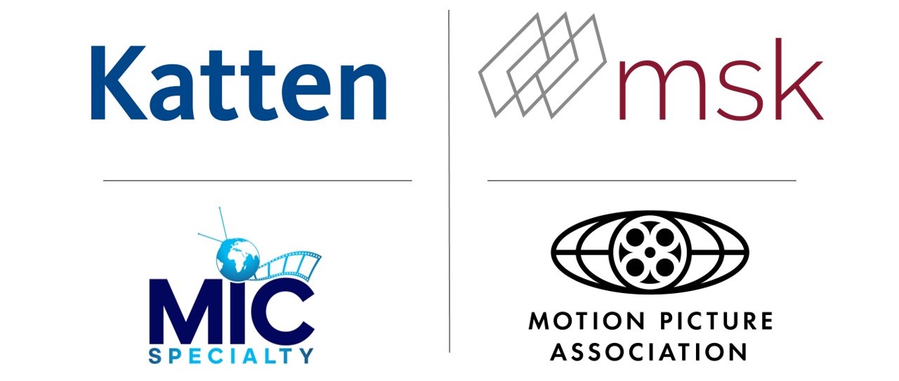 MLRC Sponsors 2023 Slide 3: Katten Muchin Rosenman, Mitchell Silberberg & Knupp, Mutual Insurance, Motion Picture Association 