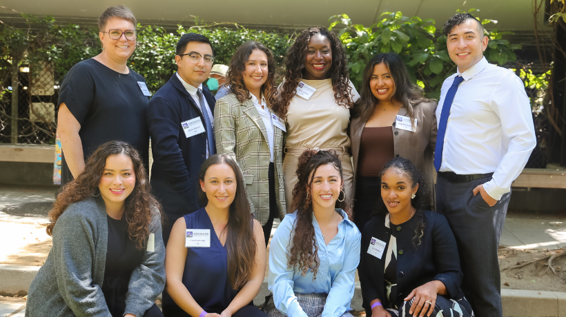 Ten students in a group photo for JHP Boot Camp 2022