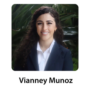 JHP Fellow Vianney Munoz headshot with text "Vianney Munoz" below
