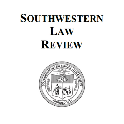Southwestern Law Review logo for symposium