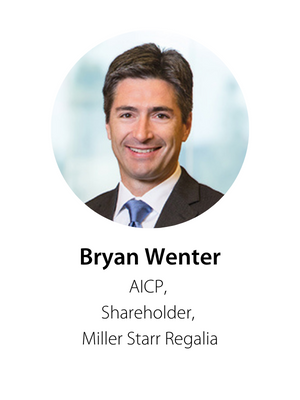 Bryan Wenter, AICP, Shareholder, Miller Starr Regalia