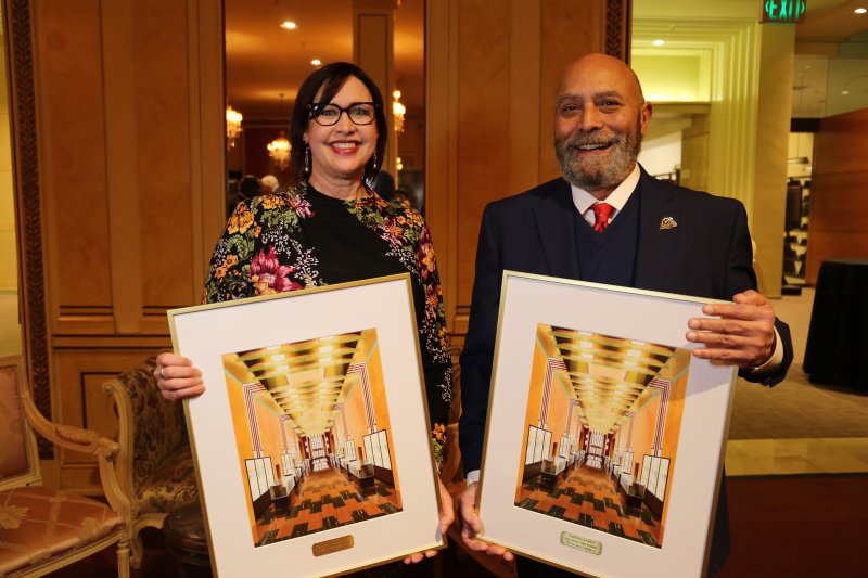 Judge Brodie and Judge Kerlin at the Judges' Reception