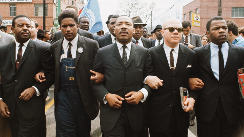 Image - Dr. Martin Luther King, Jr. at Protest