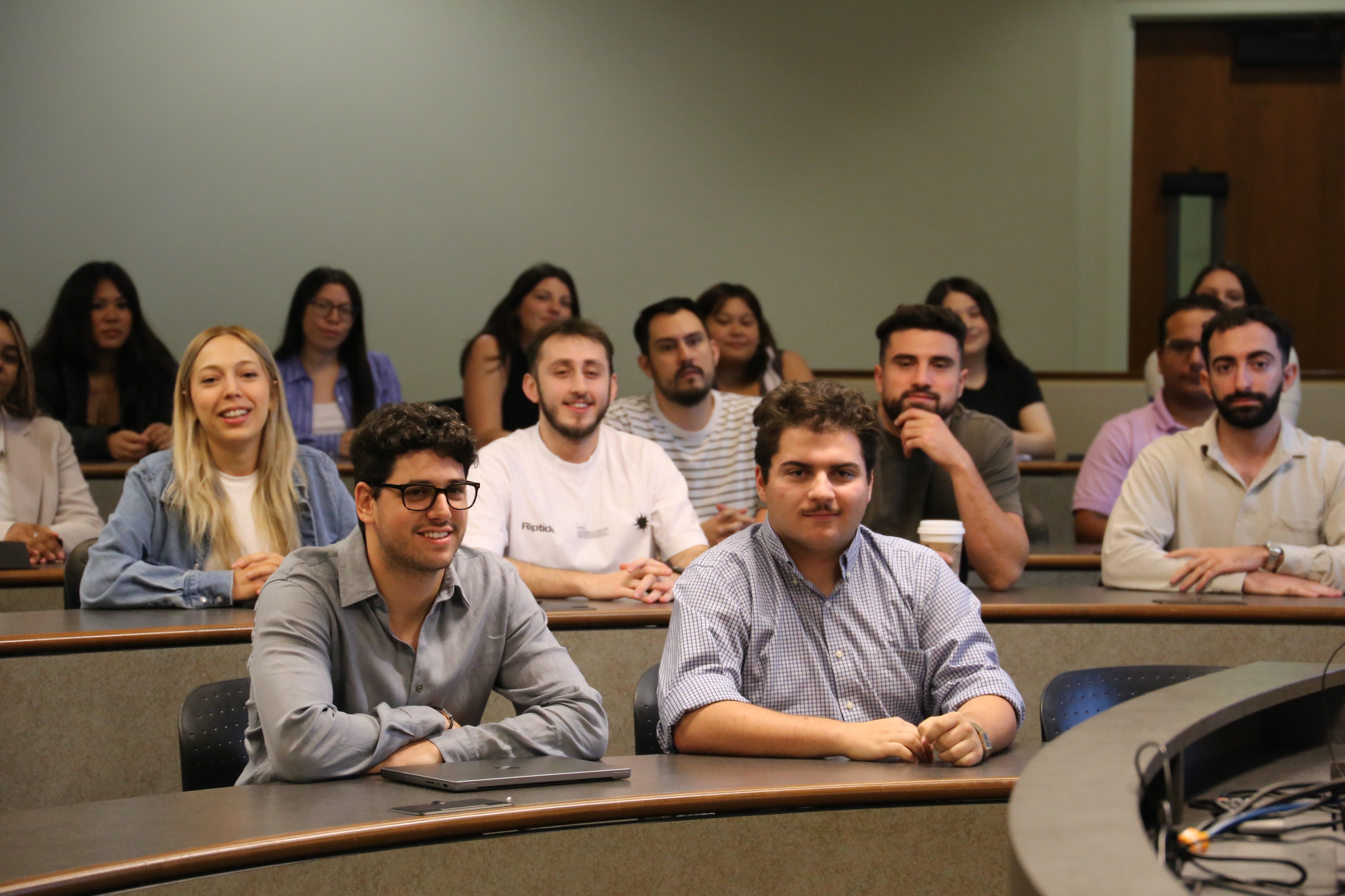 SCALE students listening to lecture