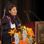 Student commencement speaker Damaris Santamaria