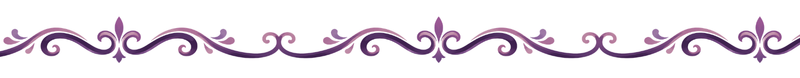 Purple flourishes connecting into a border