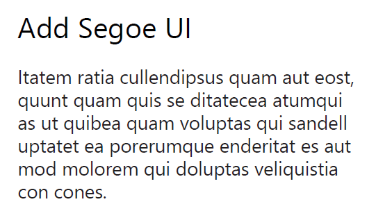 Image - Segoe UI Font