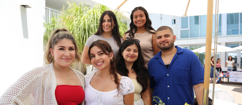 Group photo of Latino Law Students Association students at Orientation