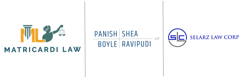 Homecoming Silver Sponsors: Matricardi Law, Panish | Shea | Boyle | Ravipudi LLP, Selarz Law Corp