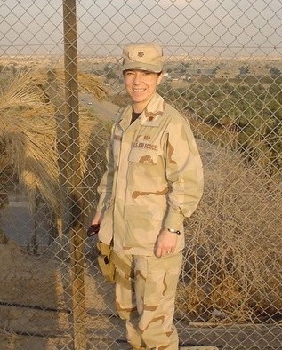 Image - Professor VanLandingham during her Air Force days