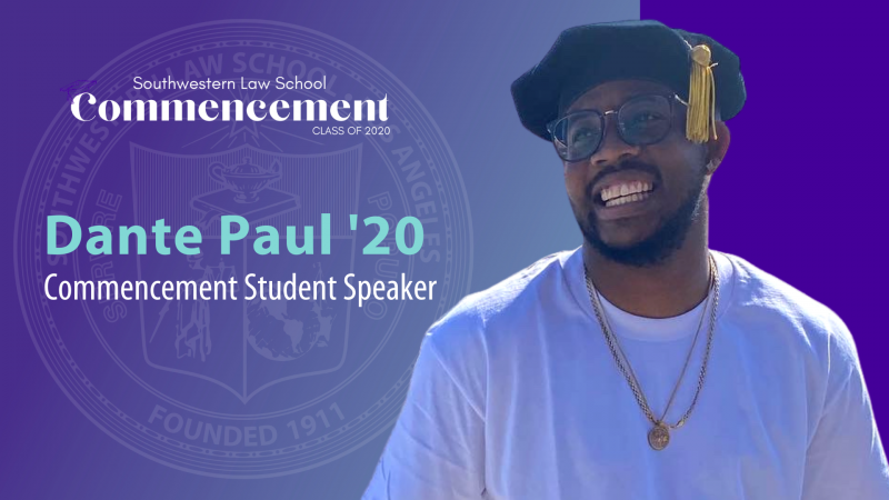 Image - 2020 Commencement Speaker Dante Paul '20