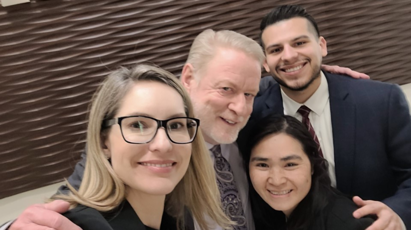 Team Wagner featuring Piper Hinson, Professor Cameron, Kristy Ngo, and John Good