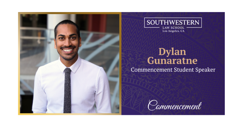 Dylan Gunaratne Commencement Student Speaker