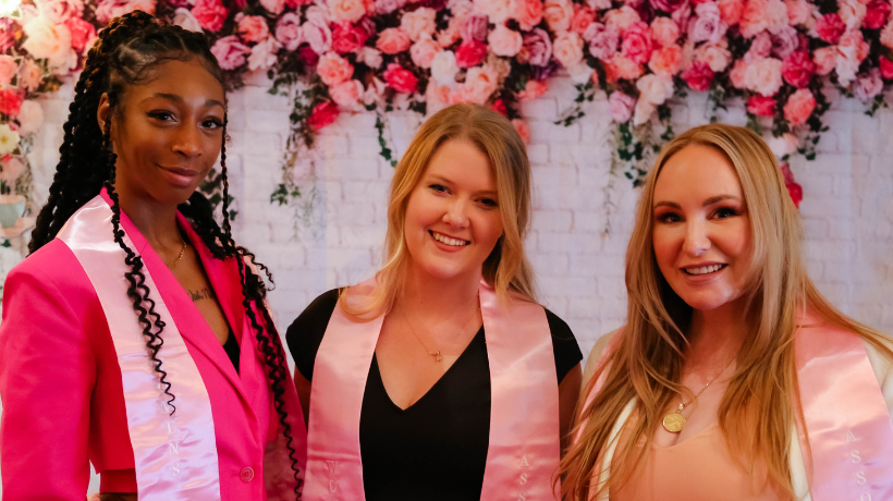 ORLP members I'niah Clark, Jenna Myers Karvunidis and Christy Thomas