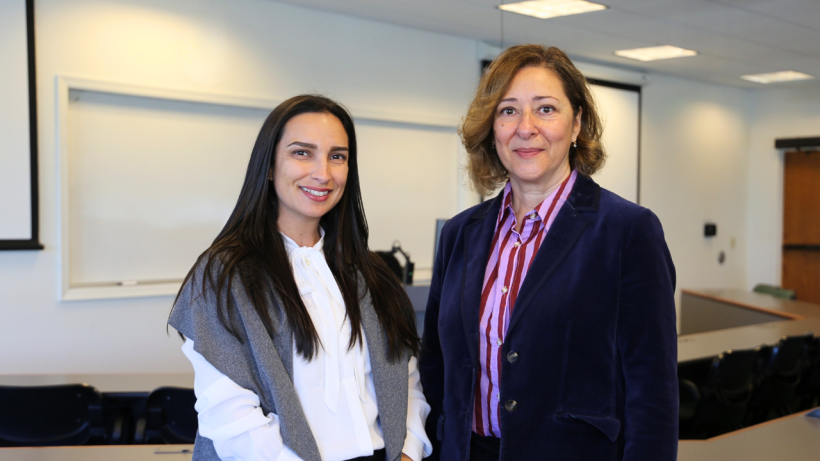 Natalie Rodriguez, Vice Dean for Academics and Associate Professor of Law, and Anahid Gharakhanian, Vice Dean and Professor of Legal Analysis, Writing, and Skills, and Co-Director of the Externship Program