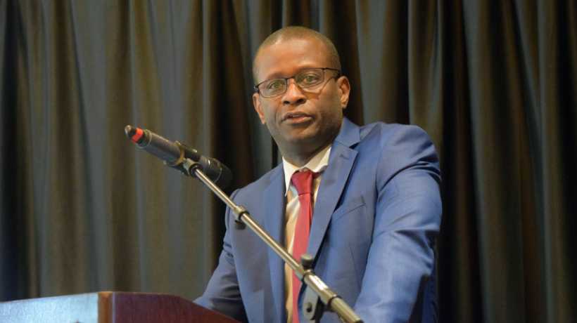 Jamal Greene at the podium at the 2026 Kenneth and Harl Montgomery Foundation Lecture
