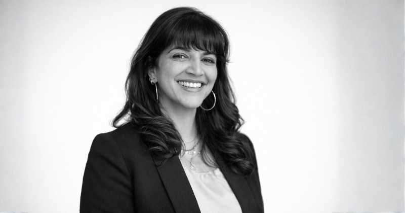 Jyoti Nanda headshot in black and white