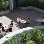 Tables in Courtyard