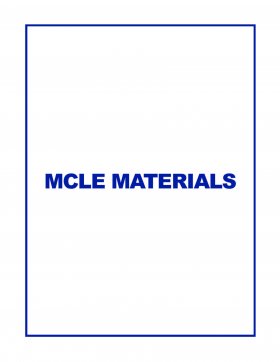 Law Journal Symposium 2020 MCLE Materials