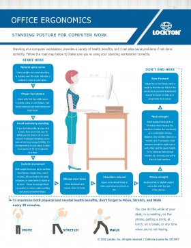 Office Ergonomics - Standing Posture for Computer Work