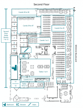 Library Map Second Floor