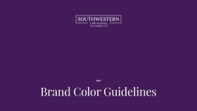 Color Palette and Brand Color Guidelines Front Cover