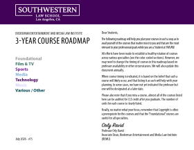 BEMLI-3-YEAR COURSE ROADMAP Front Page
