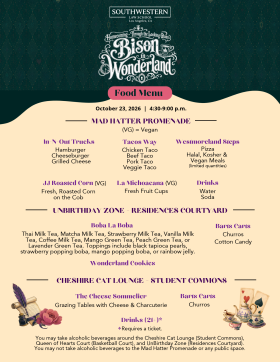 2026 Homecoming Menu