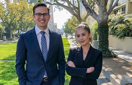 Image - Children's Rights Clinic Students James Statton & Arpineh Oganesyan