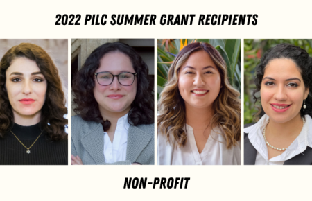 2022 PILC Grant Recipients Working in Non-Profit Law Collage