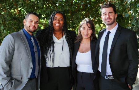 2023 NHP Board Group photo with Ivan Garcia, Alexis Stoker, Ani Manvelyan, and Chase Gardella