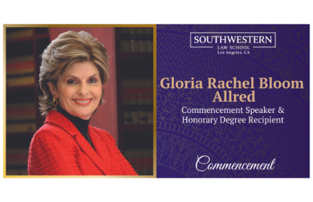 Gloria Rachel Bloom Allred Commencement Speaker & Honorary Degree Recipient