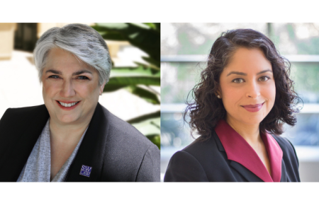 Dean Darby Dickerson and Prof. Meera E. Deo