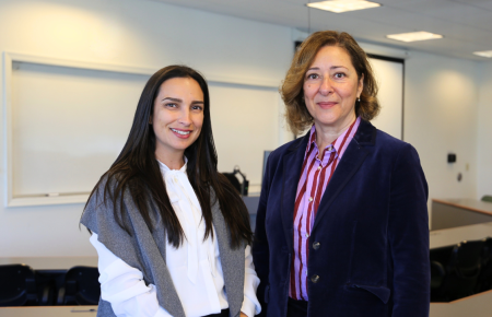 Natalie Rodriguez, Vice Dean for Academics and Associate Professor of Law, and Anahid Gharakhanian, Vice Dean and Professor of Legal Analysis, Writing, and Skills, and Co-Director of the Externship Program