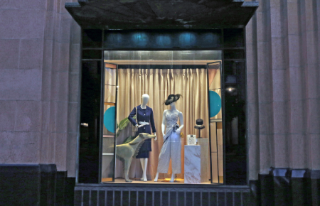 BW Fashion Archive Window Display