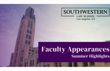 Faculty Appearances - Summer Highlights