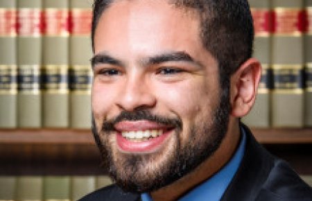 Andres Holguin-Flores ’15 is a judicial clerk for the Hon. Terry Hatter, Jr.