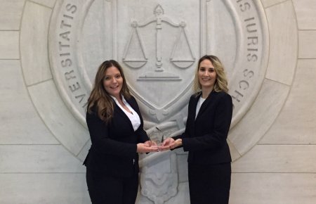 Ashley Miller and Nicole Pronk take Second Place at National Basketball Negotiation Competition