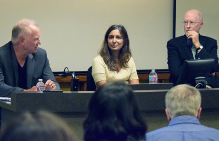 Professors Knipprath, Rakmachandran and Grimes debate major issues in the U.S. Supreme Court October 2016