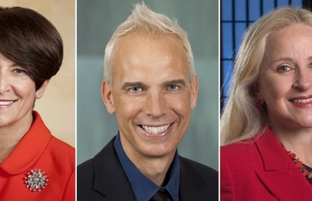 Catherine Carpenter, John Hellman and Larraine Segil win 2016 Excellence in Teaching Award